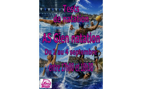 Reprise des entraînements à partir du 7 septembre